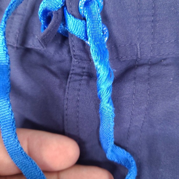 Nike Swim Trunks Mens XL Blue Board Shorts Mesh Lining Pockets Spell Out - Picture 7 of 16